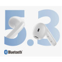 Xiaomi Redmi Buds 4 Lite Stereo 5.3 BT traadita Kõrvaklapid HD mikrofon / laadimiskarp Valge