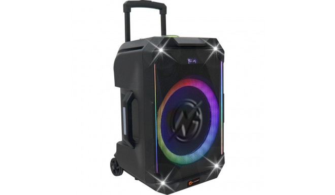 N-GEAR THE FLASH 1540 - Karaoke Speaker - 15" Woofer - Bluetooth - LED Lichtshow - Incl. Draadloze M