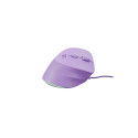 Vertical mouse CRAKE 2 PRO 128000DPI optical lavender