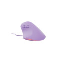 Vertical mouse CRAKE 2 PRO 128000DPI optical lavender