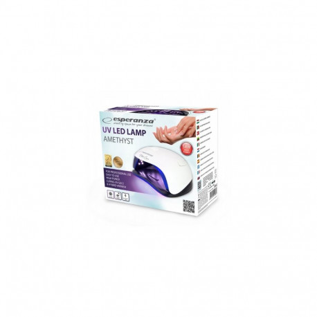 Nail Dryer - Esperanza Ebn005 Uv + LED 54w, White