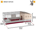 Rabbit Cage - Ferplast Krolik 140 Plus Cage