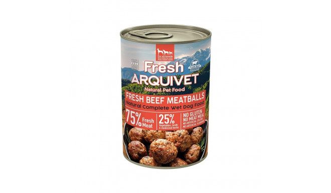 Dog Food - ARQUIVET Fresh Beef Meatballs in Sauce 400g Gluten-Free