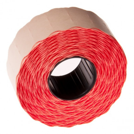 Hinnapüstolilint Blitz 26x16 punane 1000 etiketti 2 real