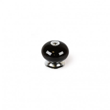 mööblinupp D40 7-E517.03 must
