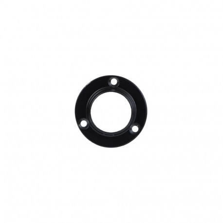 LATERAL HOLDER D25.3 HOLES.SCREW. BLACK