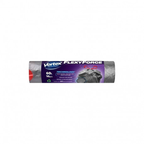 GARBAGE BAGS WITH DRAWSTRING 60L 10PCS