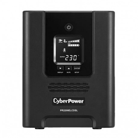 CyberPower PR2200ELCDSL uninterruptible power supply (UPS) Line-Interactive 2.2 kVA 1980 W 9 AC outl