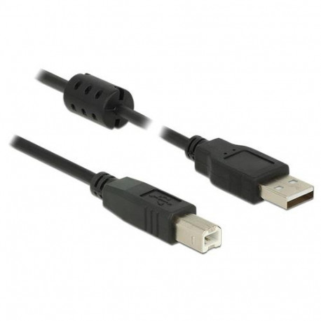 DeLOCK 2m, USB 2.0-A/USB 2.0-B USB cable USB A USB B Black