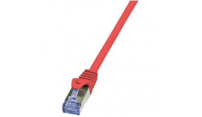 LogiLink Cat6a S/FTP, 0.5m networking cable Red S/FTP (S-STP)