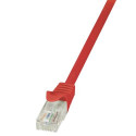LogiLink 5m Cat.5e U/UTP networking cable Red Cat5e U/UTP (UTP)