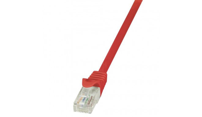 LogiLink 5m Cat.5e U/UTP networking cable Red Cat5e U/UTP (UTP)