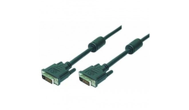 LogiLink 2m DVI-D DVI cable Black