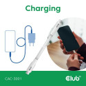 CLUB3D USB C cable white
