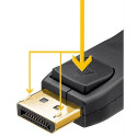 Goobay 49958 DisplayPort cable 1 m Black
