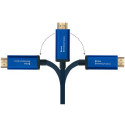 Alcasa 4520-CSF020B video cable adapter 2 m USB Type-C HDMI Type A (Standard) Blue