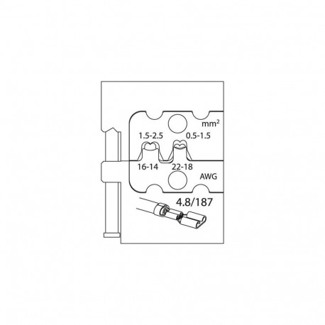 Gedore 1830643 wire connector
