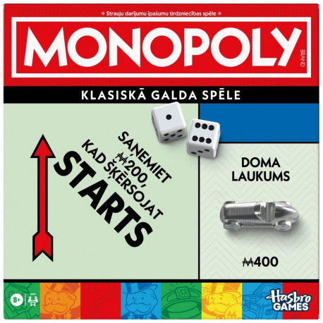 MONOPOLY Board game Classic Refresh (In Latvian lang.)