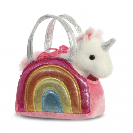 AURORA Fancy Pals Плюш - Единорог в розовой сумке, 17 см