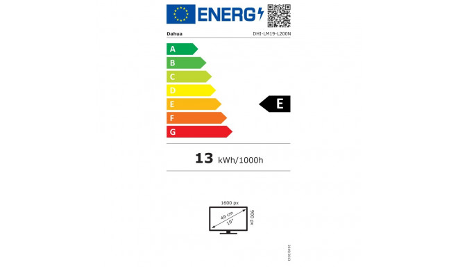 LCD Monitor|DAHUA|DHI-LM19-L200N|19.5"|Business|Panel TN|1600X900|16:9|75Hz|5 ms|Colour Black|DHI-LM