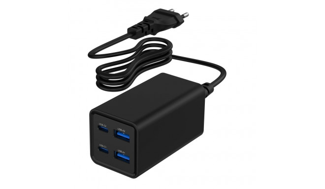 CHARGER USB UNIVERSAL 4P 65W/TA-UC-2A2C-PD65-01-BK GEMBIRD
