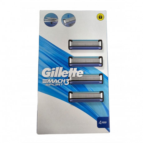 Gillette varuterad Mach3 Sport 4tk