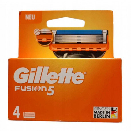 GILLETTE FUSION 5 CUCHILLAS PACK 4 CABEZALES 4UN