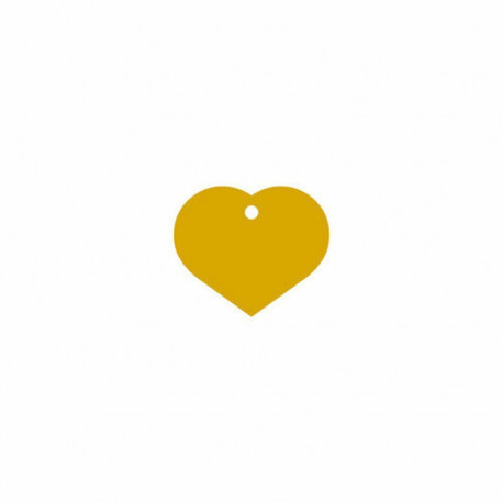 Nimesilt kraele Imarc Heart Kollane Kuldne