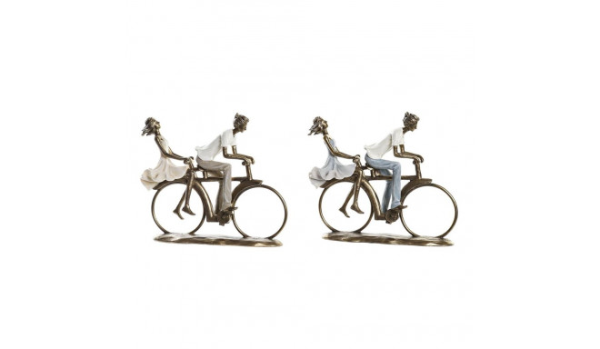 Dekoratiivkuju DKD Home Decor 27 x 9,5 x 23 cm Vask Paar (2 Ühikut)