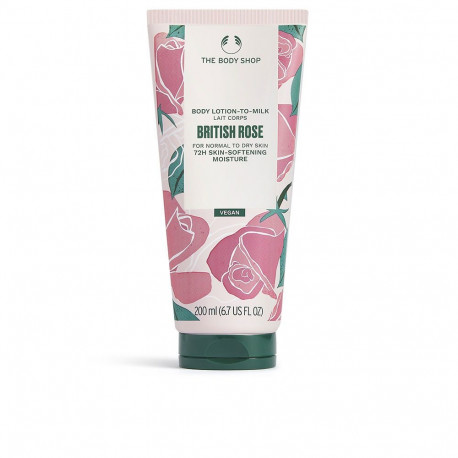 THE BODY SHOP BRITISH ROSE loción corporal 200 ml