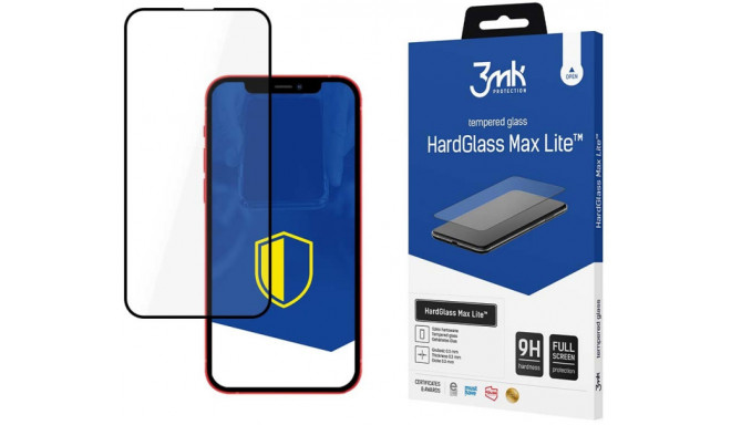 3MK kaitseklaas HardGlass Max Lite OnePlus 8T/9, must