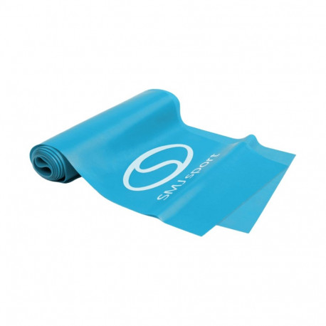 Taśma oporowa fitness Smj 0,40 mm 150x15 cm medium niebieska EX040