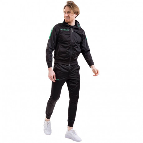 Givova spordidressid Tuta Revolution TR033 1013 XS, must-roheline