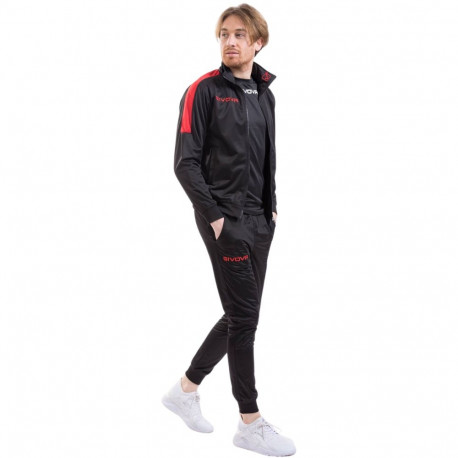 Dres Givova Tuta Revolution czarno-czerwony TR033 1012 3XS