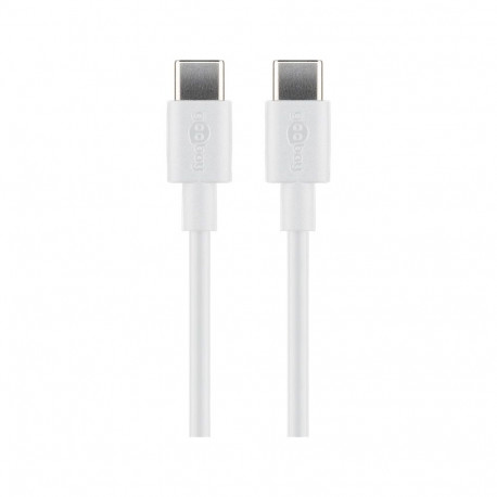 USB-C kaabel 0.5m, USB 2.0, 0.48 Gbit/s, valge