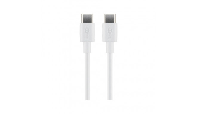 USB-C kaabel 0.5m, USB 2.0, 0.48 Gbit/s, valge