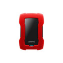 ADATA HD330 2TB must ja punane väline kõvaketas (AHD330-2TU31-CRD)