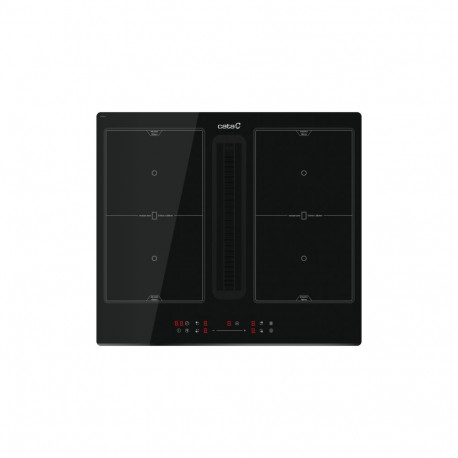 CATA Hob with Hood | IAS 6024 | Induction | Number of burners/cooking zones 4 | Slider | Black