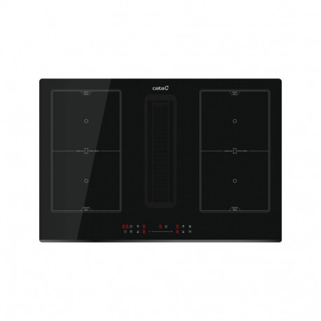CATA | Hob with Hood | IAS 7024 | Induction | 77 cm | Number of burners/cooking zones 4 | Black | Sl