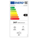 LG GBV3100EPY energiatõhususklass E vabaltseisev kombikülmik kõrgus 186 cm No Frost süsteem külmiku 