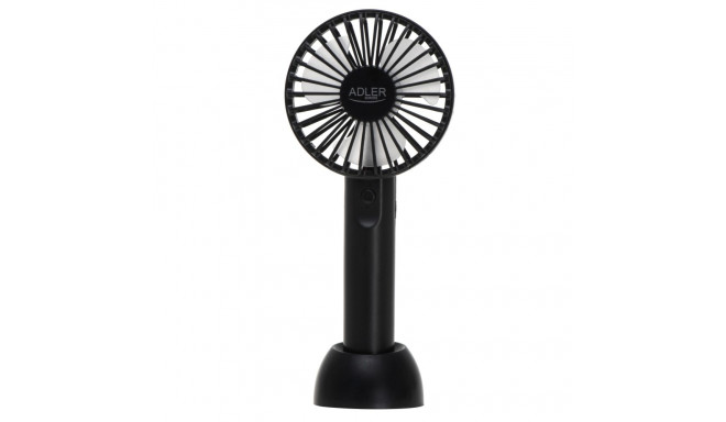 Adler Mini USB ventilaator AD 7338 lauaventilaator must läbimõõt 7 cm 3 kiirust