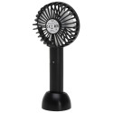 Adler Mini USB Fan | AD 7338 | Desk fan | Black | Diameter 7 cm | Number of speeds 3