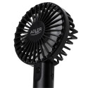 Adler Mini USB ventilaator AD 7338 lauaventilaator must läbimõõt 7 cm kiiruste arv 3