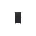Lanberg 19" vabaltseisev 22U/800x1000 (kokkupandav) võrguksega rack-kapp FF01-8022-23BL must
