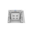 Lanberg 19" põrandal seisev 15U/600x800 (kokkupandav) klaasuksega LCD FF01-6815-12SL hall serverikap