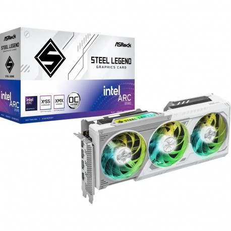 ASRock Arc B580 Steel Legend OC 12GB GDDR6 Graphics Card (B580 SL 12GO)