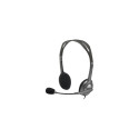 Logitech stereo kõrvaklapid H111 integreeritud mikrofoniga 3,5 mm hall