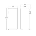 Upright freezer Scandomestic