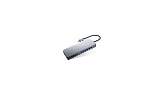 Platinet Multimedia Adapter Type-C 3.1 / Card Reader / MICRO SD / SDHC / SDXC / CF / Black
