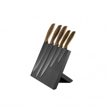 Platinet PBKSBB5W 5 Knifes set with Maganetic Black